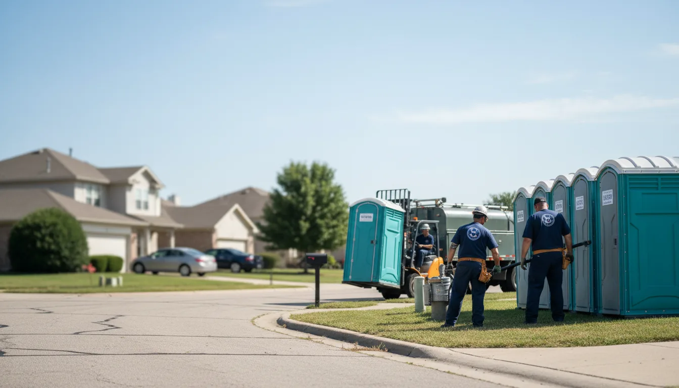 Porta Potty Rental in Caddo, TX near me